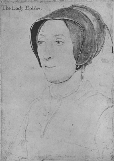 Elizabeth Hoby, um 1532-1543 1945 von Hans Holbein der Jüngere