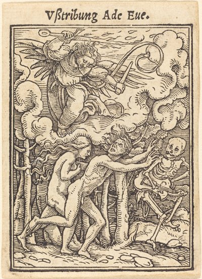 Vertreibung von Adam und Eva von Hans Holbein der Jüngere