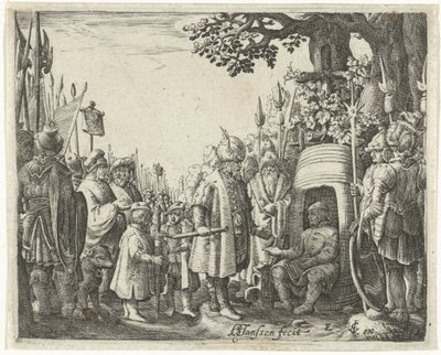 Alexander der Große und Diogenes von Hans Janssen