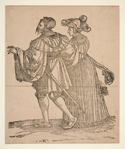 Fackeltanz-Partner von Hans Leonard Schaufelein