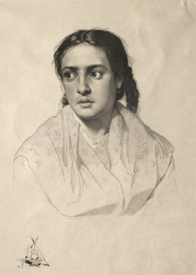 Kopf eines Mädchens von Hans Meyer