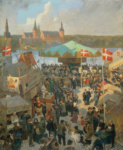 Novembermarkt in Hillerod von Hans Nikolaj Hansen