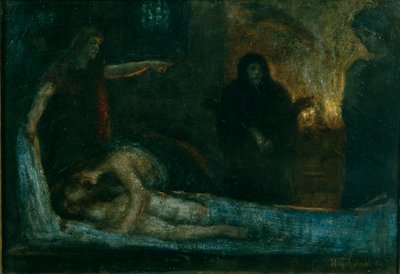 Mythologische Szene von Hans Olaf Heyerdahl