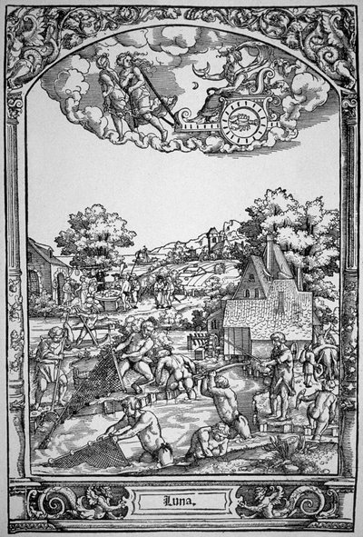 Der Mond von Hans Sebald (School of) Beham