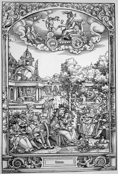 Venus (Holzstich) von Hans Sebald (School of) Beham