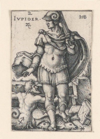 Jupiter, aus Die sieben Planeten von Hans Sebald Beham