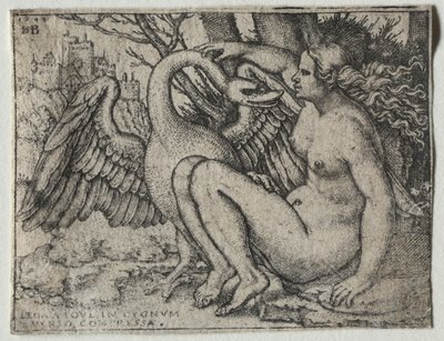 Leda und der Schwan von Hans Sebald Beham