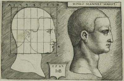 Profilstudie eines Männerkopfes von Hans Sebald Beham