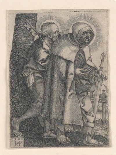 Heiliger Petrus und Heiliger Paulus von Hans Sebald Beham