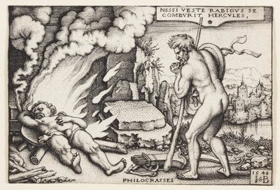 Der Tod des Herkules von Hans Sebald Beham