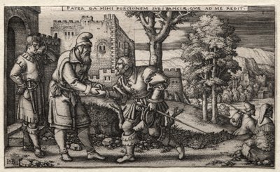 Der verlorene Sohn von Hans Sebald Beham