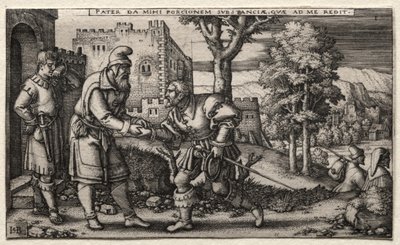 Der verlorene Sohn von Hans Sebald Beham
