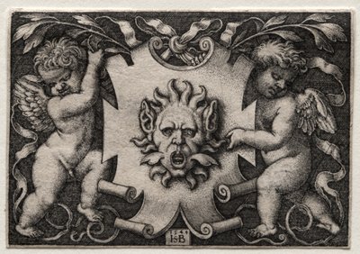 Vignette mit Maske von Hans Sebald Beham