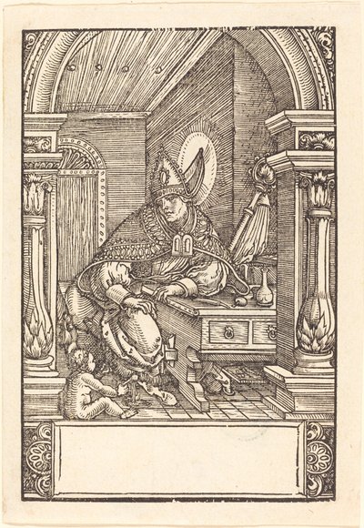 Heiliger Augustinus von Hans Springinklee