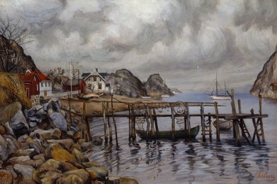 Von einem Hafen von Harald Oscar Sohlberg