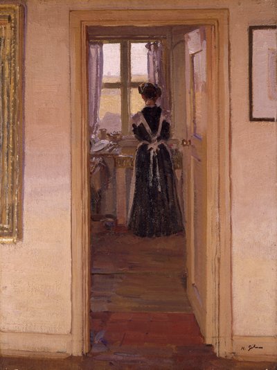 Die Küche, 1908-09 von Harold Gilman