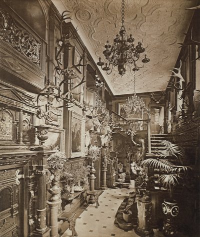 Die Halle, Wickham Hall, Kent, 1897 von Harold Palmer
