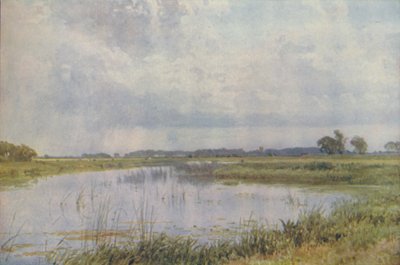 Ein Fluss in einer Ebene, 1910 von Harold Sutton Palmer