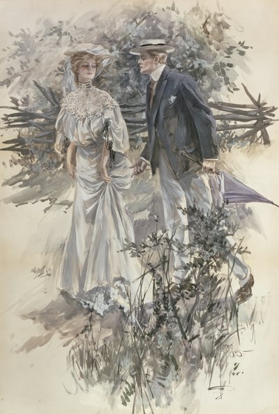 Der Gartenweg von Harrison Fisher