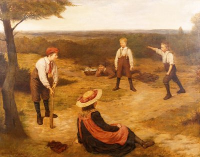 Das Cricketspiel von Harry Brooker