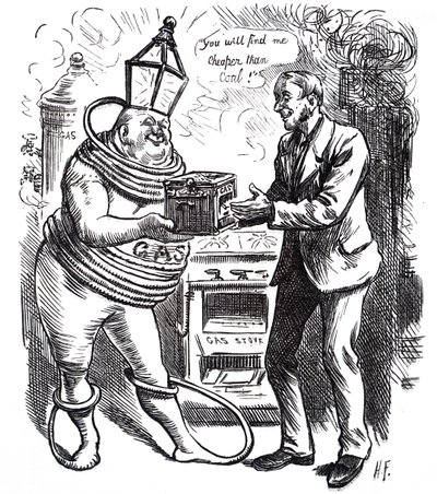 Die günstigen Kosten von Gas von Harry Furniss