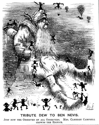 Tribut an Ben Nevis, 1883 von Harry Furniss