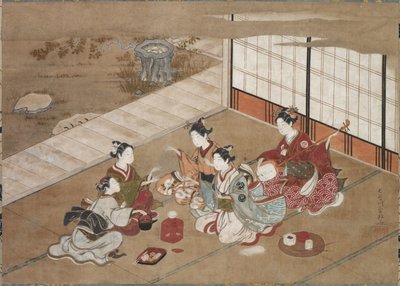 Das "Handspiel" spielen von Hasegawa Yasumasa