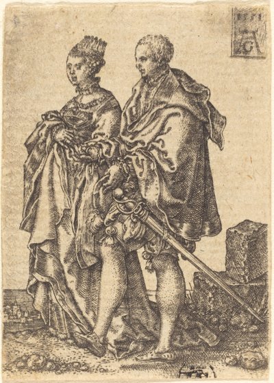 Tanzendes Paar von Heinrich Aldegrever