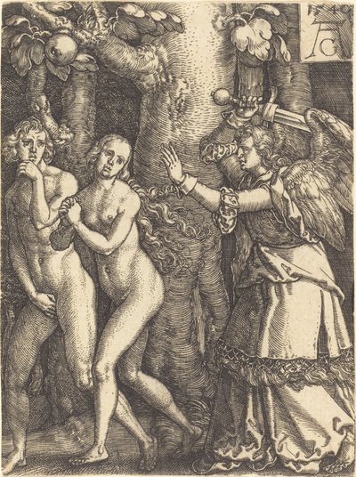 Vertreibung aus dem Paradies von Heinrich Aldegrever