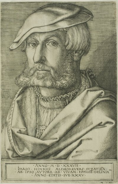 Heinrich Aldegrever, 35 Jahre alt von Heinrich Aldegrever