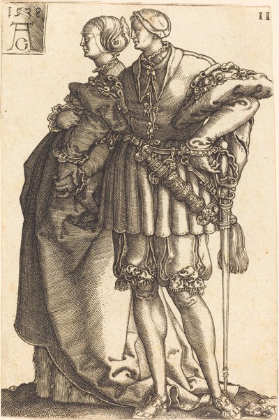 Große Hochzeitstänzer von Heinrich Aldegrever
