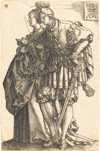 Große Hochzeitstänzer von Heinrich Aldegrever