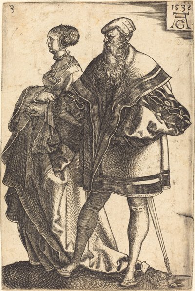 Große Hochzeitstänzer von Heinrich Aldegrever