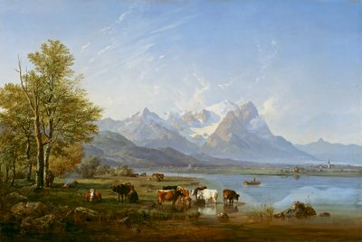 Das Garmischer Tal von Heinrich Burkel