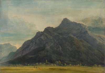 Der Untersberg bei Salzburg von Heinrich Burkel