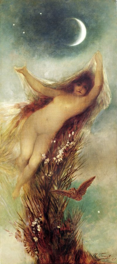 Nacht, 1885 von Heinrich Faust