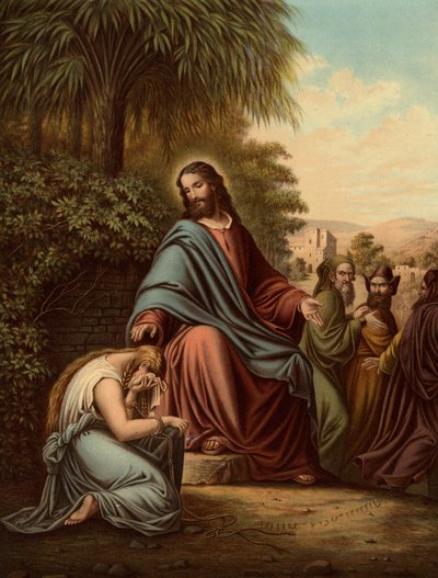 Christus und die Ehebrecherin von Heinrich Jenny