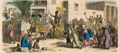 Antikes Ägypten: Der Pharao zieht in den Krieg von Heinrich Leutemann
