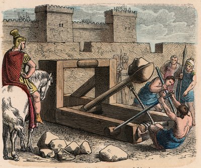 Antikes Rom: Waffen, Katapult von Heinrich Leutemann