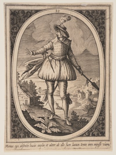 Platte 10 aus Militärfiguren von Heinrich Ulrich
