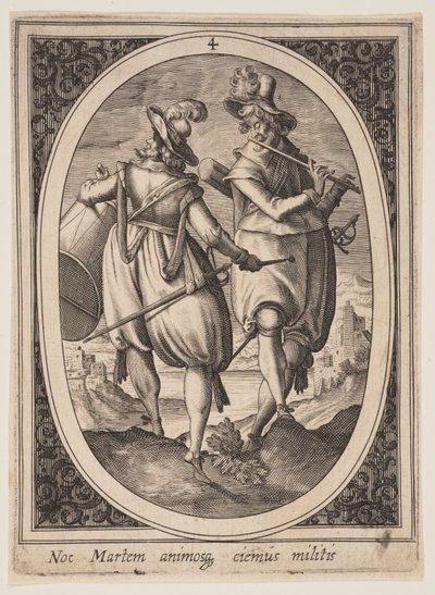 Tafel 4 aus Militärfiguren von Heinrich Ulrich