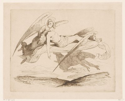 Heiliger von Engeln getragen von Heinrich Vianden