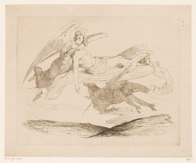 Heiliger von Engeln getragen von Heinrich Vianden