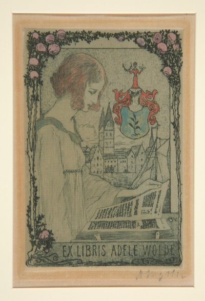 Exlibris von Heinrich Vogeler