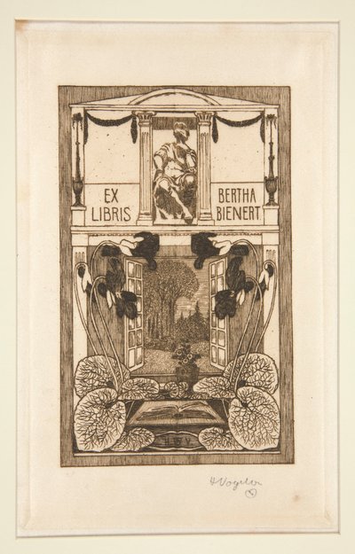 Exlibris von Heinrich Vogeler