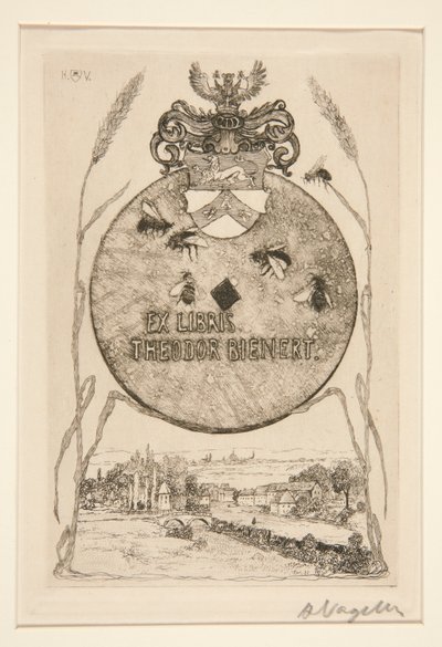 Exlibris von Heinrich Vogeler