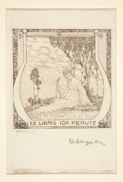 Exlibris von Heinrich Vogeler