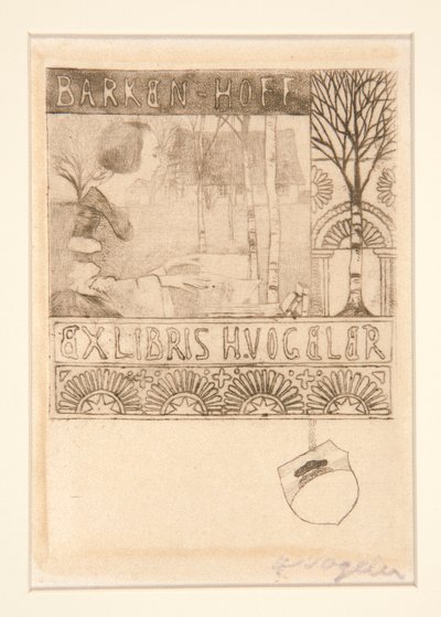 Exlibris von Heinrich Vogeler