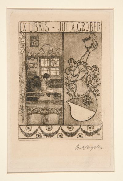 Exlibris von Heinrich Vogeler