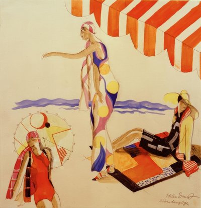 Strandkleidung um 1928 von Helen Ernst